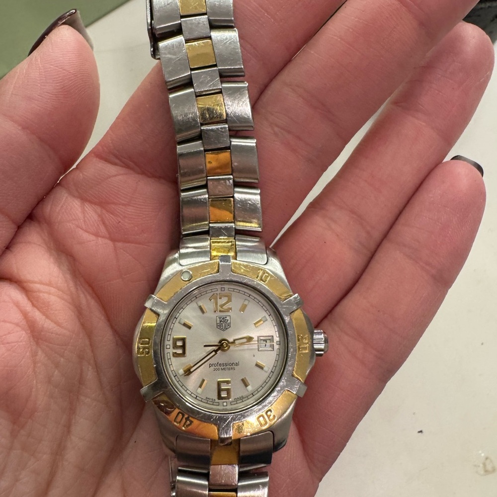 Tag Heuer Two-Tone Professional Stainless Steel Watch - Picture 3 of 7